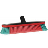 Vikan vehicle brush 475752 side profile showing soft split filaments and waterfed handle fitting