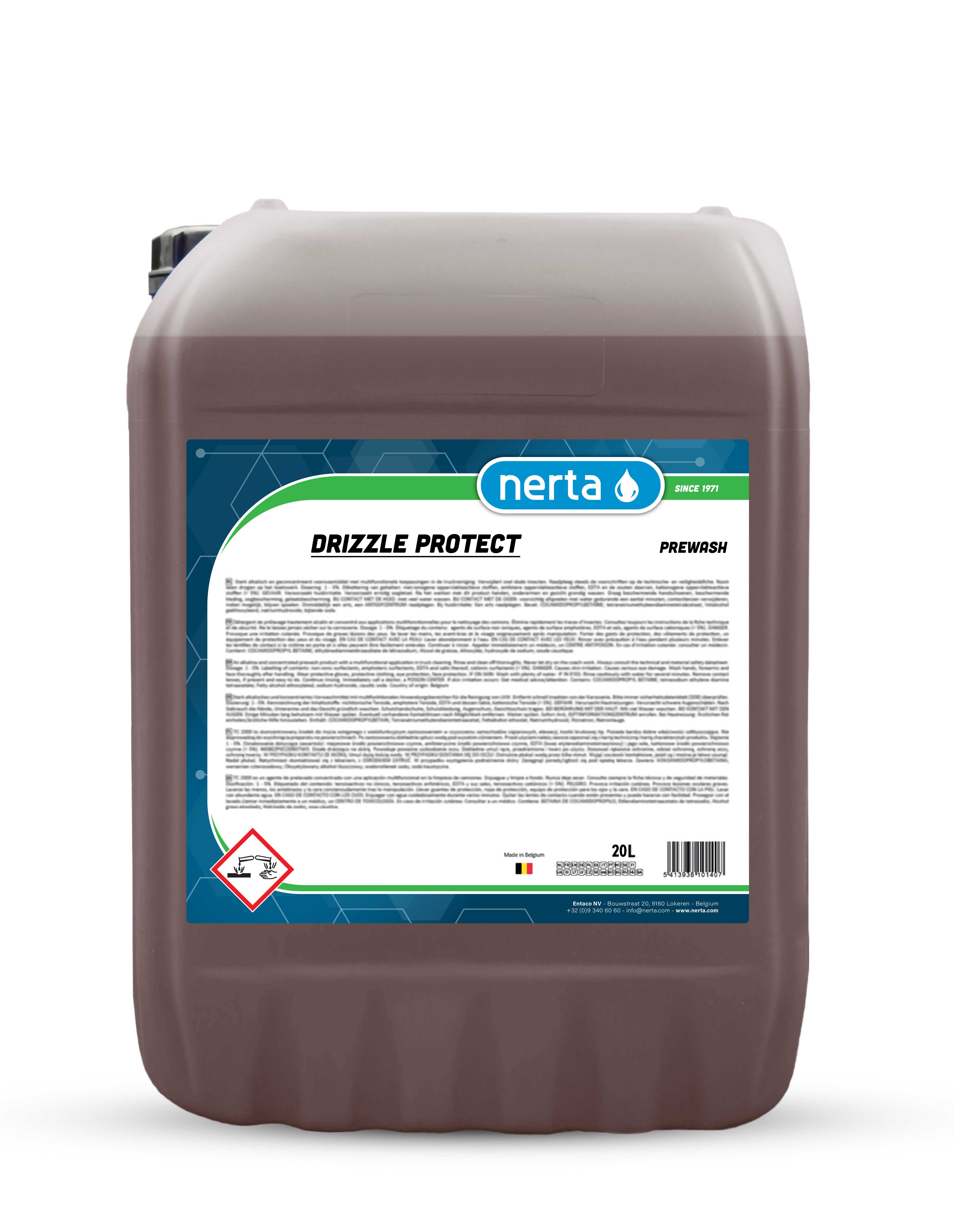 Nerta Drizzle Protect rain repellent hydrophobic windscreen treatment bottle