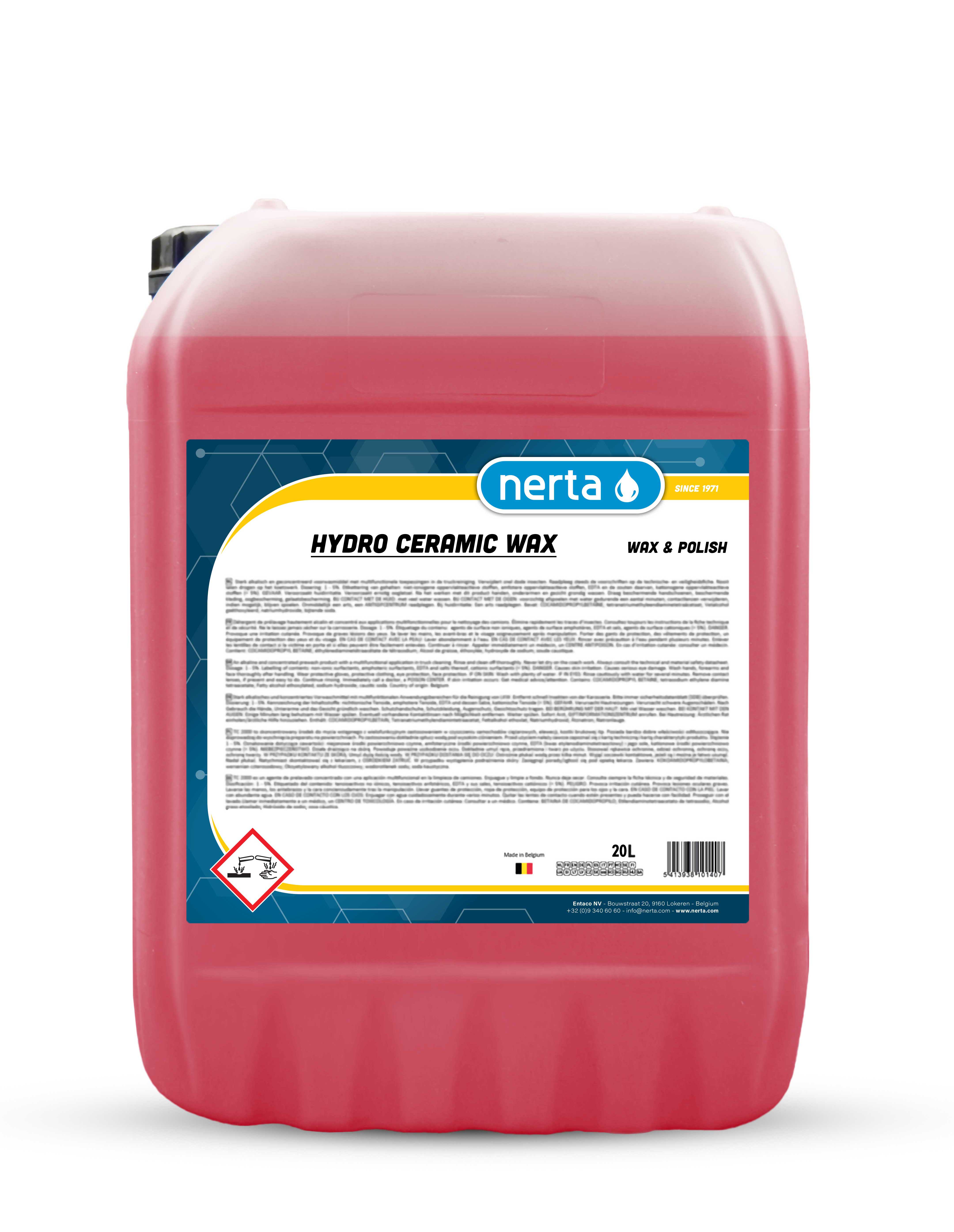 Nerta Hydro Ceramic Wax SiO2 ceramic spray sealant bottle for car paintwork