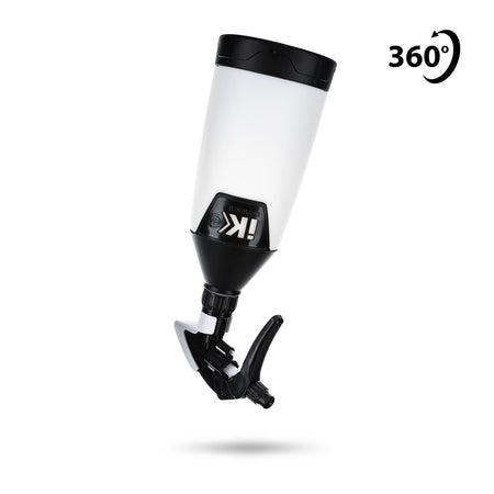 IK Multi TR1 360 sprayer profile view showing trigger and adjustable spray nozzle