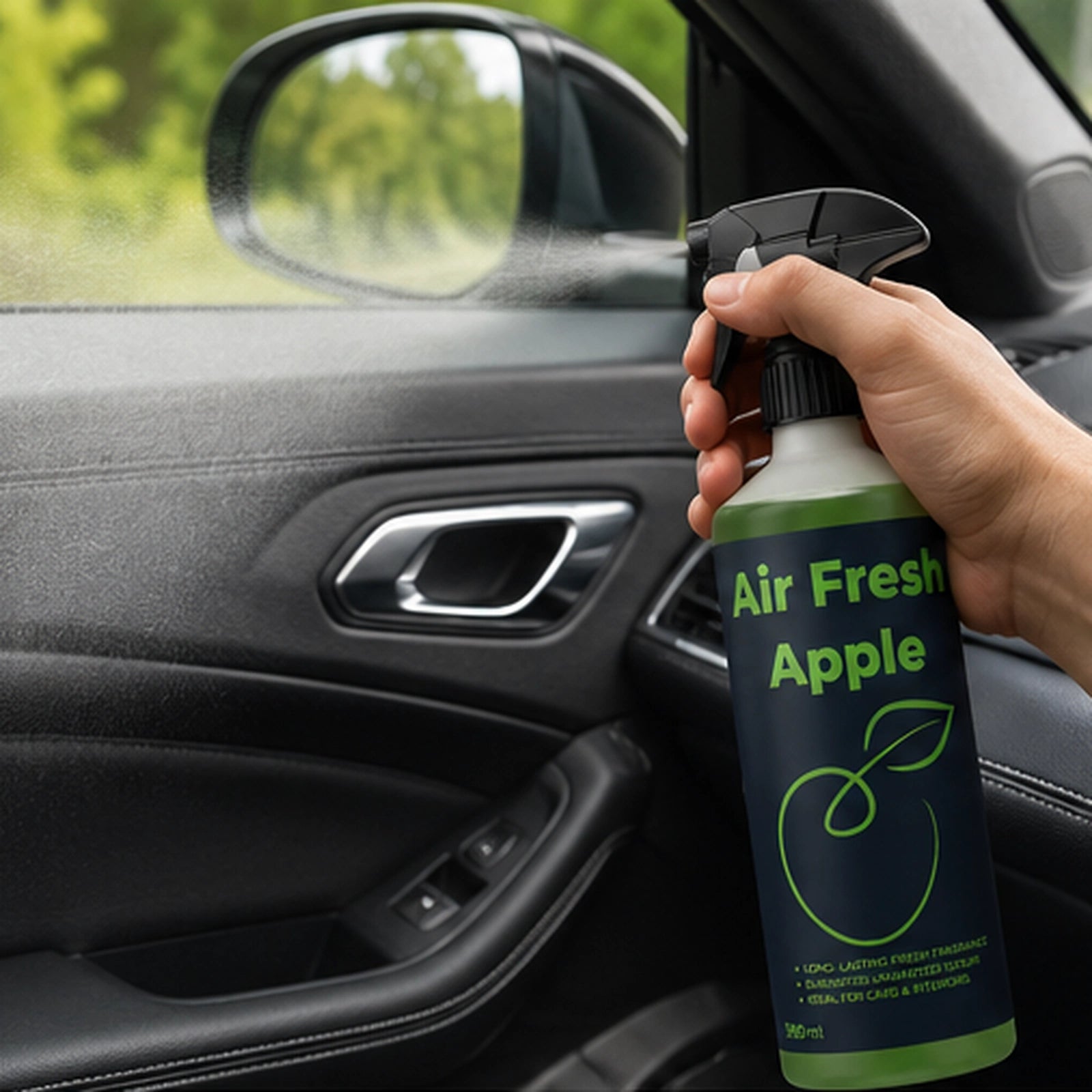Air Fresh Apple 500ml RTU air freshener for fresh fruity fragrance in vehicle interiors