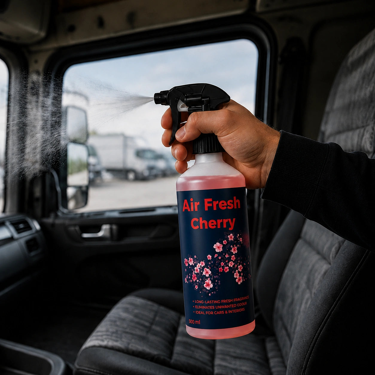 Air Fresh Cherry 500ml spray bottle, additional product photo