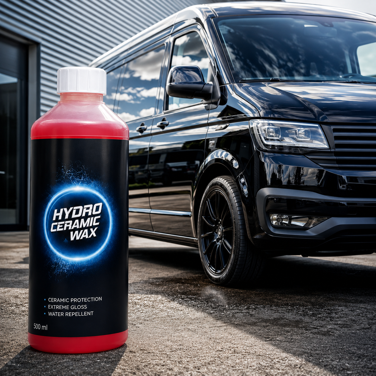 Nerta Hydro Ceramic Wax ceramic drying aid bottle, additional product photo