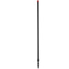 Vikan aluminium telescopic waterfed handle 297552 black, 1575mm to 2780mm, with hose inlet for vehicle cleaning brushes