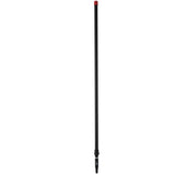 Vikan aluminium telescopic waterfed handle 297552 black, 1575mm to 2780mm, with hose inlet for vehicle cleaning brushes