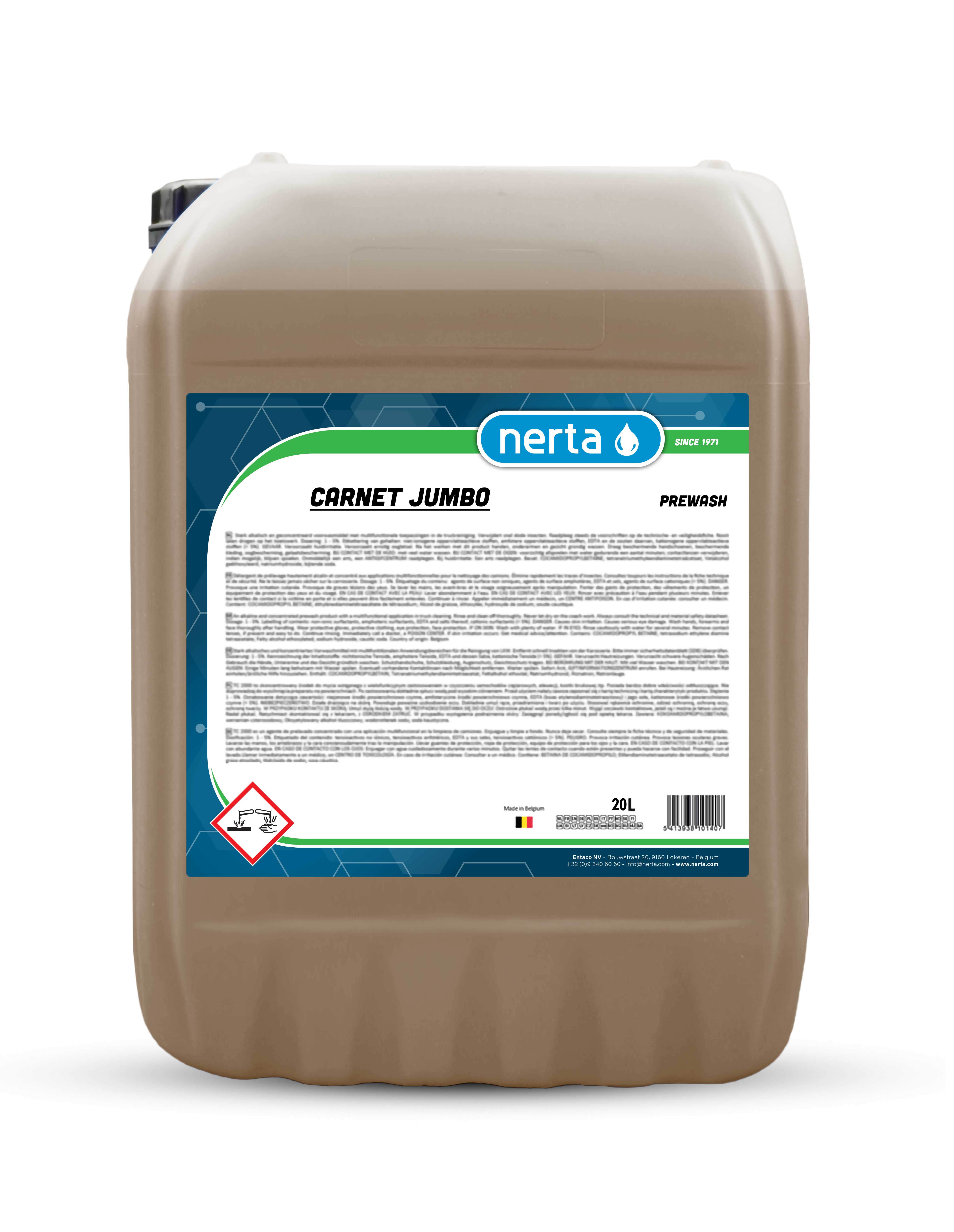 Nerta Carnet Jumbo bulk hand cleaner paste tub for workshops and industrial use