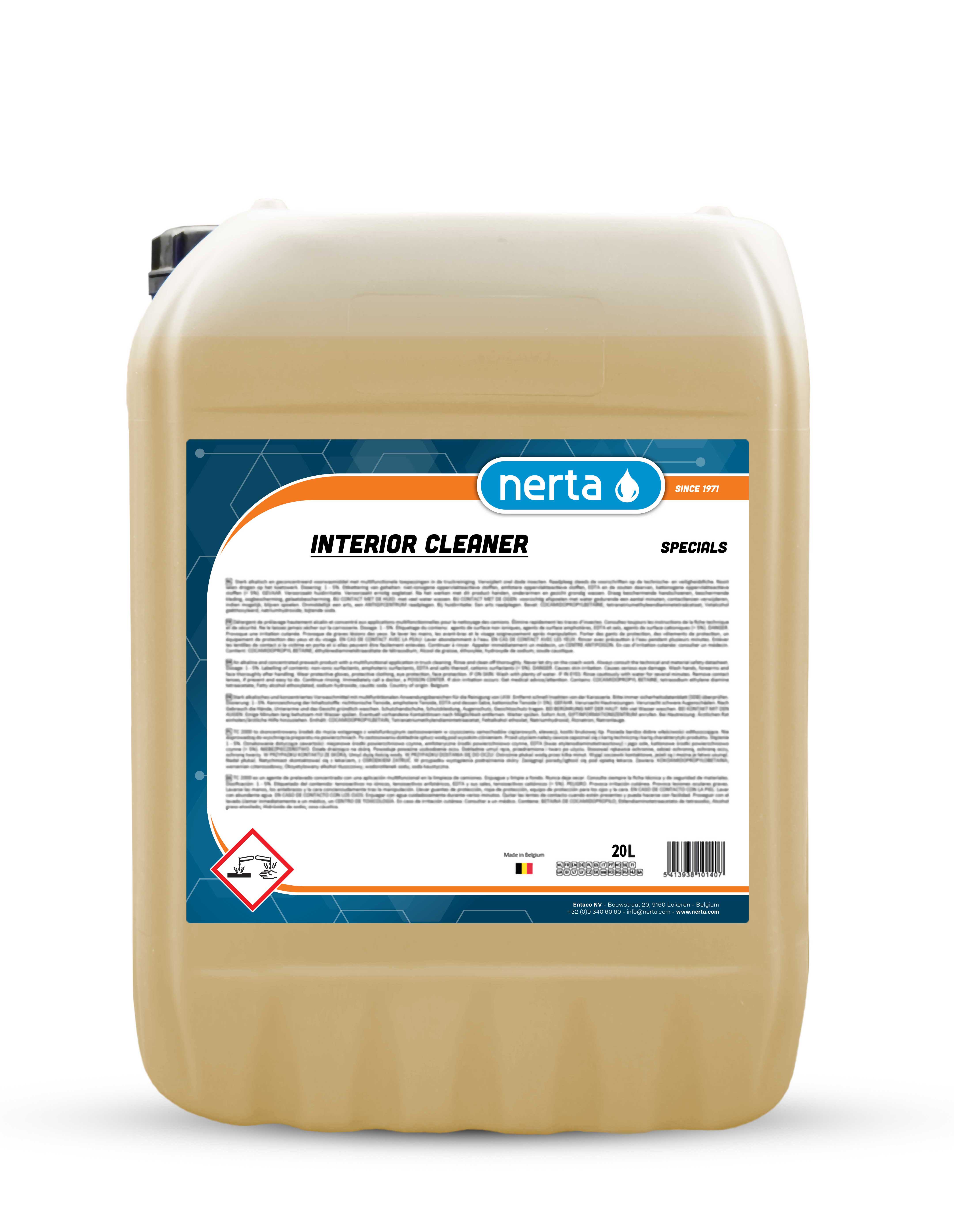 Nerta Interior Cleaner all-purpose car interior upholstery cleaner bottle