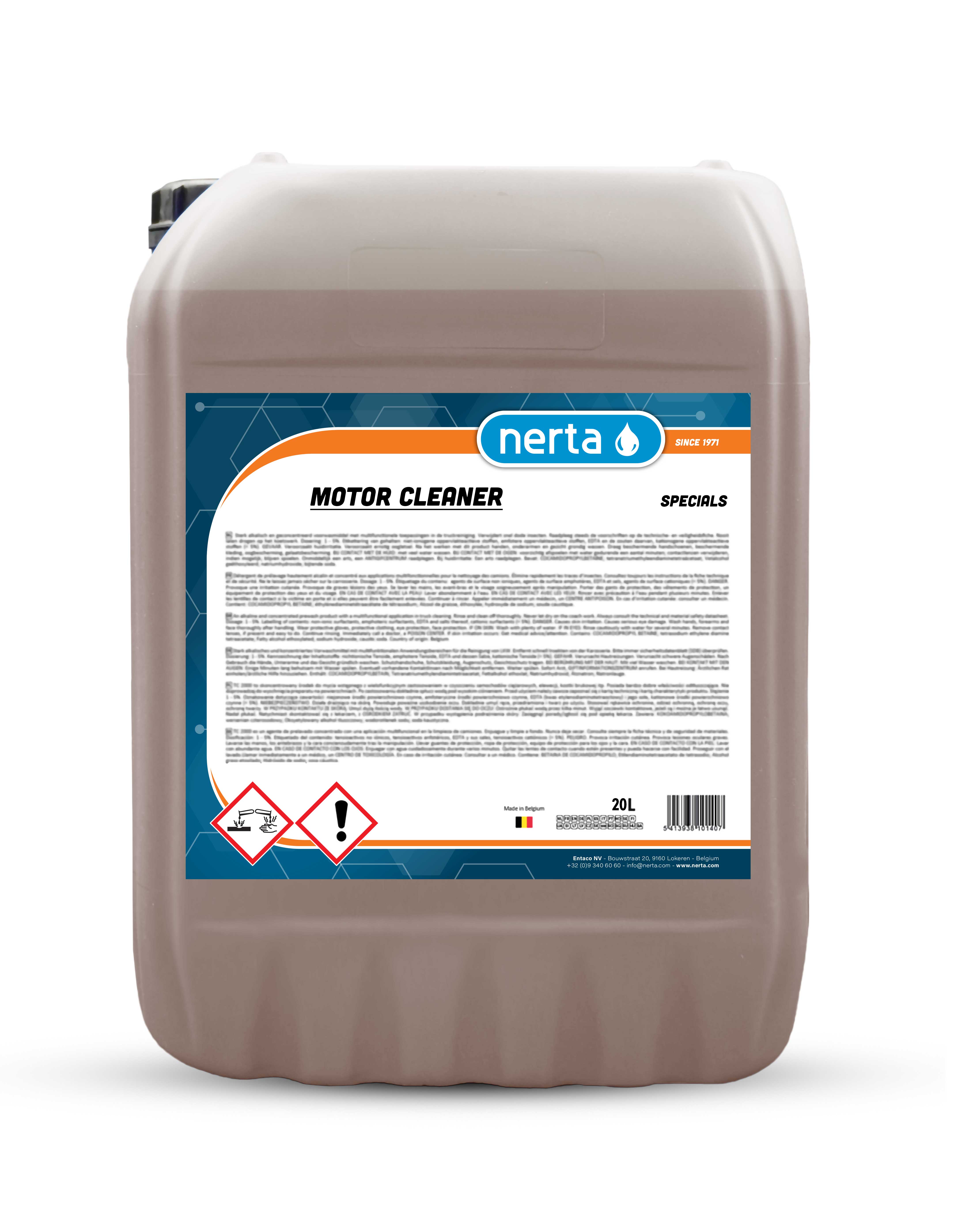 Nerta Motor Cleaner engine bay degreaser cleaner bottle for car engines