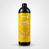 Nerta Clair All Clean 1L black bottle with a yellow label on a light background