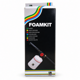 Interpump Group FOAMKIT foam lance box showing the product and original packaging