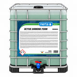 Nerta Active Diamond Foam 1000L IBC container in a steel cage