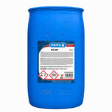 Nerta ATC 300 200L blue drum with a red product label