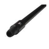 Vikan 1560mm Ø25mm wooden handle 292515552 full length view in black finish